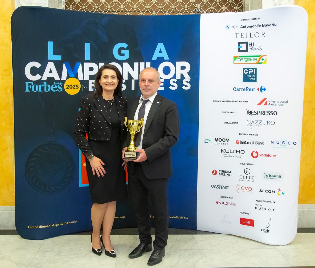 TEMAD – Recunoscută drept una dintre companiile-campion ale ultimului deceniu la Forbes România Liga Campionilor în Business 2025 3 TEMAD – Recunoscută drept una dintre companiile-campion ale ultimului deceniu la Forbes România Liga Campionilor în Business 2025