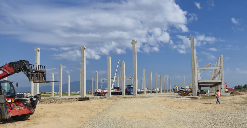 Santier centru logistic Temad Ghimbav